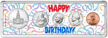 1976 Happy Birthday Coin Gift Set THUMBNAIL