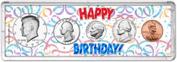 1977 Happy Birthday Coin Gift Set THUMBNAIL