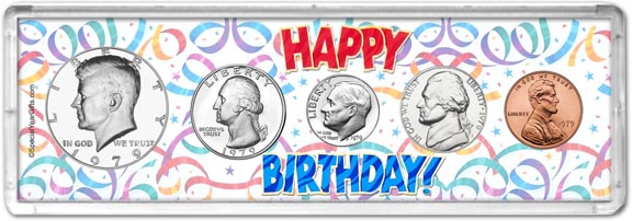 1979 Happy Birthday Coin Gift Set MAIN