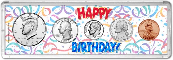 1995 Happy Birthday Coin Gift Set MAIN