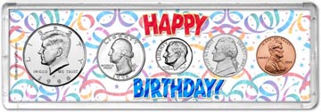 1998 Happy Birthday Coin Gift Set THUMBNAIL