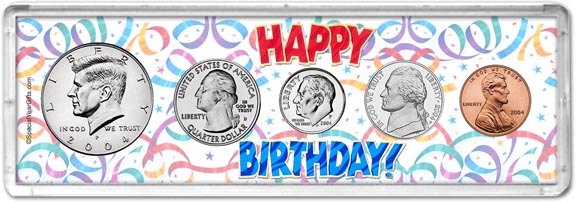 2004 Happy Birthday Coin Gift Set LARGE