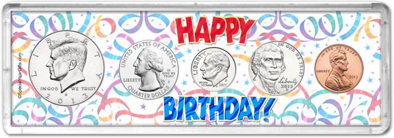 2013 Happy Birthday Coin Gift Set MAIN