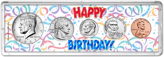 Happy Birthday Coin Gift Set LARGE