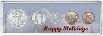 1936 Happy Holidays Coin Gift Set THUMBNAIL