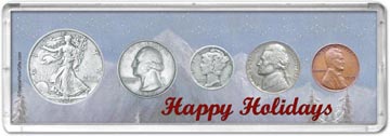 1939 Happy Holidays Coin Gift Set THUMBNAIL