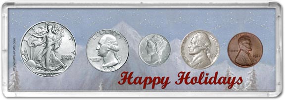 1941 Happy Holidays Coin Gift Set MAIN
