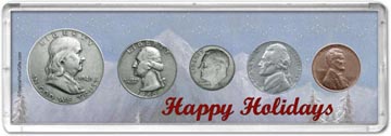 1949 Happy Holidays Coin Gift Set THUMBNAIL
