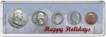 1950 Happy Holidays Coin Gift Set THUMBNAIL