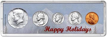 1965 Happy Holidays Coin Gift Set THUMBNAIL