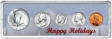 1967 Happy Holidays Coin Gift Set THUMBNAIL