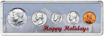 1969 Happy Holidays Coin Gift Set THUMBNAIL