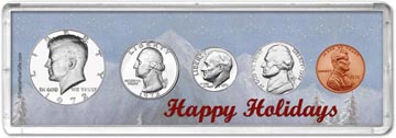 1972 Happy Holidays Coin Gift Set THUMBNAIL