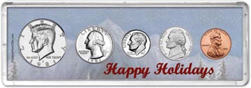 1981 Happy Holidays Coin Gift Set THUMBNAIL
