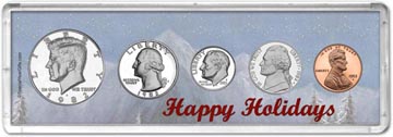 1982 Happy Holidays Coin Gift Set THUMBNAIL