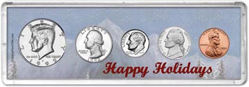 1992 Happy Holidays Coin Gift Set THUMBNAIL