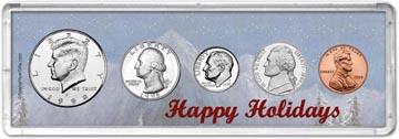 1998 Happy Holidays Coin Gift Set THUMBNAIL
