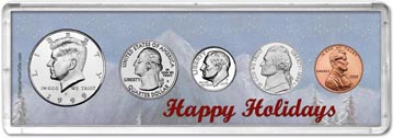 1999 Happy Holidays Coin Gift Set THUMBNAIL