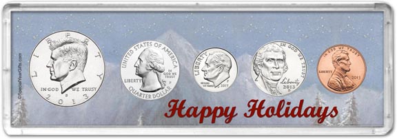 2013 Happy Holidays Coin Gift Set MAIN