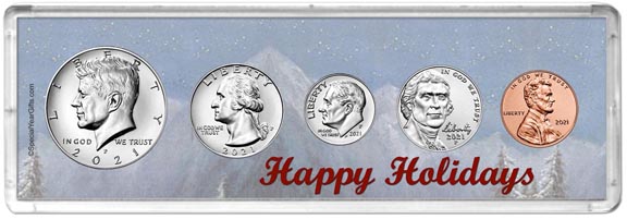 2021 Happy Holidays Coin Gift Set LARGE