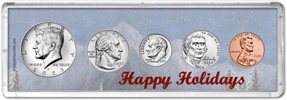 Happy Holidays Coin Gift Set LARGE