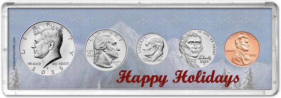 Happy Holidays Coin Gift Set LARGE