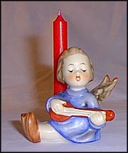 Angel, Joyous News With Lute, M. I. Hummel Candle Holder MAIN