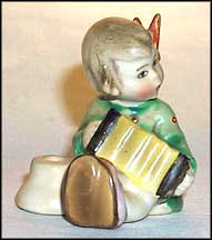 Angel, Joyous News With Accordion, M. I. Hummel Candle Holder MAIN