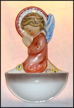 Angel At Prayer, M. I. Hummel Holy Water Font MAIN