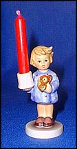 Girl With Nosegay, M. I. Hummel Candle Holder MAIN