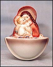 Madonna and Child, M. I. Hummel Holy Water Font MAIN