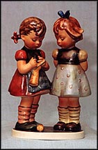 Knitting Lesson, M. I. Hummel Figurine MAIN