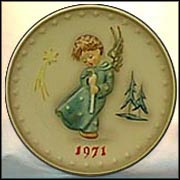 1971 Heavenly Angel, M. I. Hummel Annual Plate MAIN