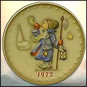 1972 Hear Ye, Hear Ye, M. I. Hummel Annual Plate MAIN