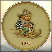 1975 Ride Into Christmas, M. I. Hummel Annual Plate MAIN