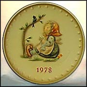 1978 Happy Pastime, M. I. Hummel Annual Plate MAIN