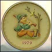 1979 Singing Lesson, M. I. Hummel Annual Plate MAIN