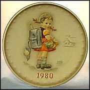 1980 School Girl, M. I. Hummel Annual Plate MAIN