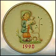 1990 Shepherd's Boy, M. I. Hummel Annual Plate MAIN