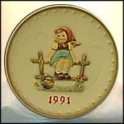 1991 Just Resting, M. I. Hummel Annual Plate MAIN