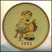 1993 Doll Bath, M. I. Hummel Annual Plate MAIN