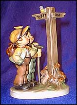 Crossroads -  Comm. Sign Down, M. I. Hummel Figurine MAIN