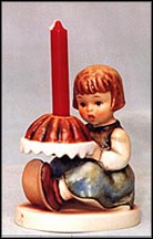 Birthday Cake, M. I. Hummel Candle Holder MAIN