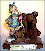 What Now? - With Wooden Base, M. I. Hummel Figurine MAIN