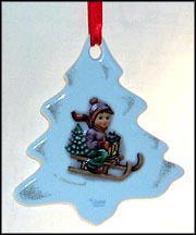 Ride Into Christmas Tree, M. I. Hummel Ornament MAIN