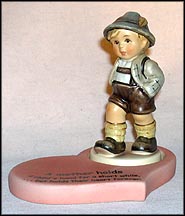 I Will Follow You with heart base, M. I. Hummel Figurine MAIN