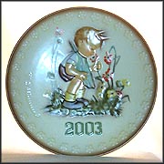 2003 The Florist, M. I. Hummel Annual Plate MAIN
