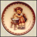 Doll Bath, M. I. Hummel Mini Annual Plate MAIN