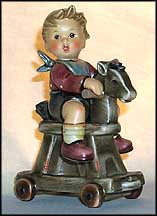 Riding Lesson, M. I. Hummel Figurine MAIN