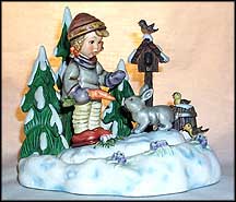 Peaceful Offering with Scape, M. I. Hummel Figurine MAIN